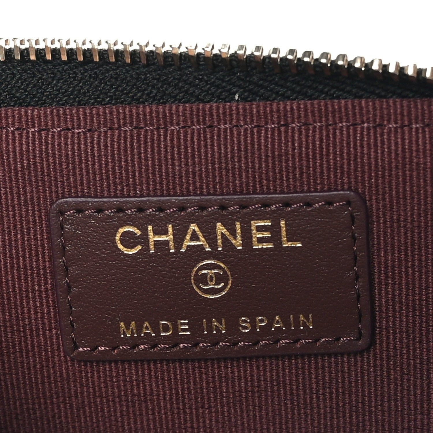 Chanel Caviar Quilted Zipped Key Holder Case Black 7 of 9