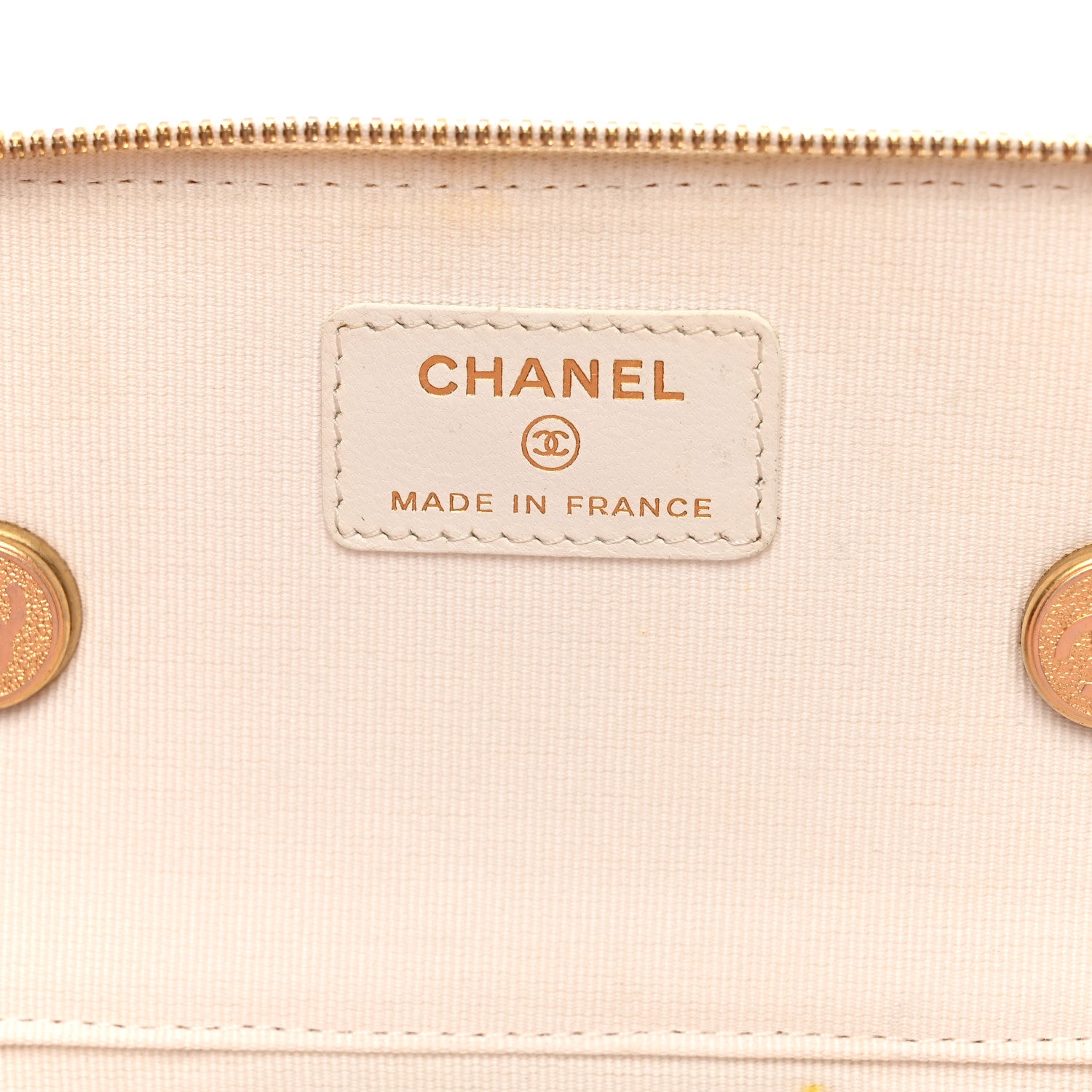 Chanel Lambskin Quilted Punk Essentials Vanity Case With Chain White 6 of 12