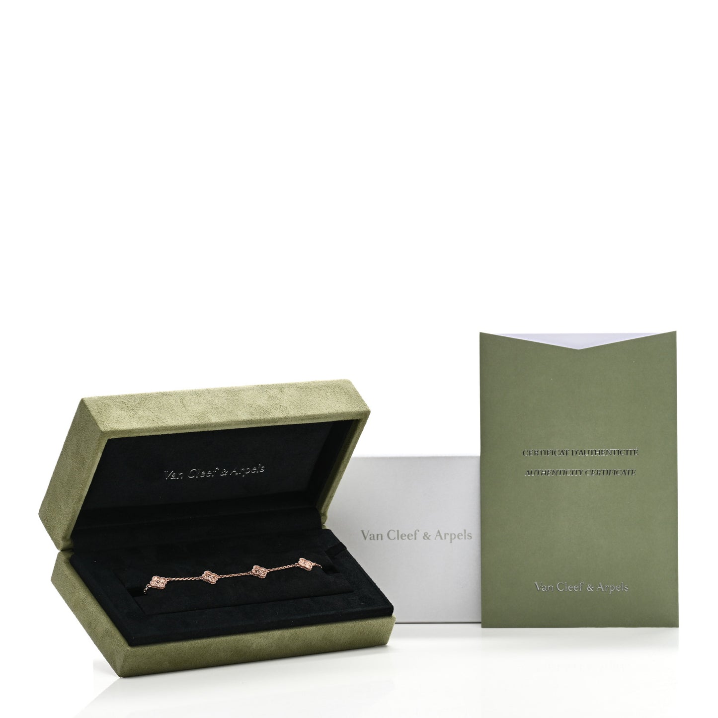 18K Rose Gold 6 Motifs Sweet Alhambra Bracelet