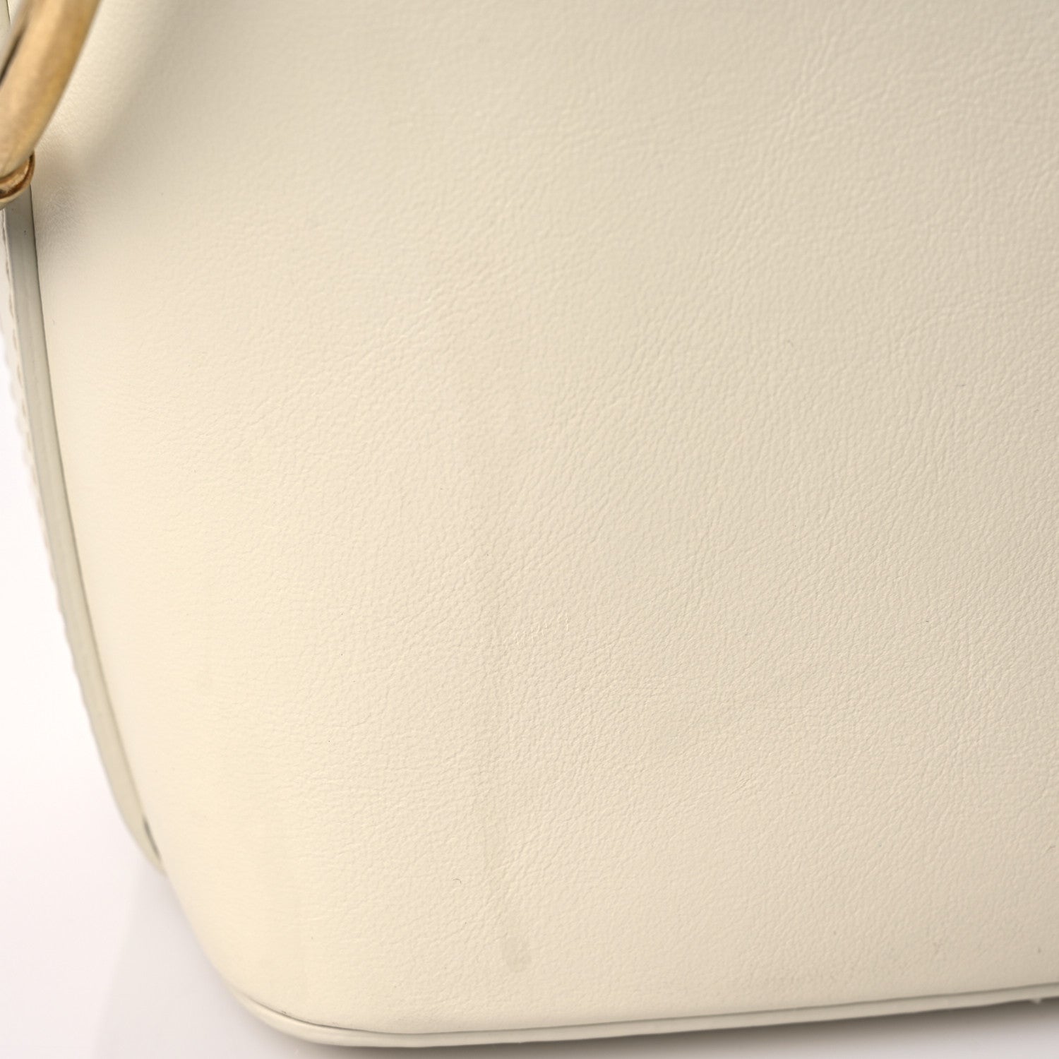 Chloe Smooth Calfskin Mini Roy Bucket Bag Natural White 14 of 18