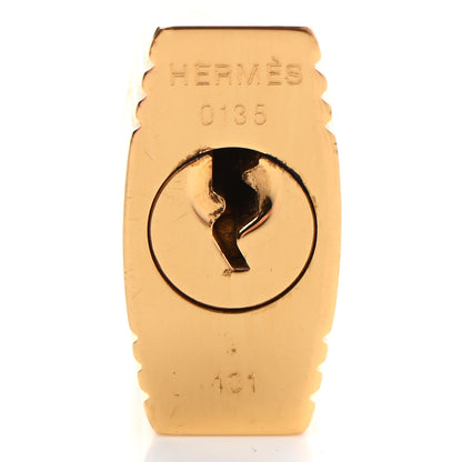 Hermes Togo Lock and Key Clochette Set Craie 4 of 8