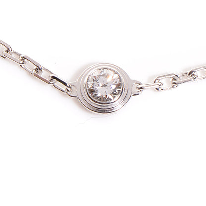 Cartier 18K White Gold 7 Diamond D'Amour Station Bracelet 3 of 4