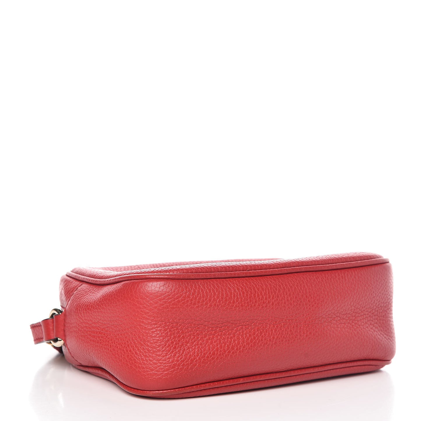 Pebbled Calfskin Small Soho Disco Bag Tabasco Red