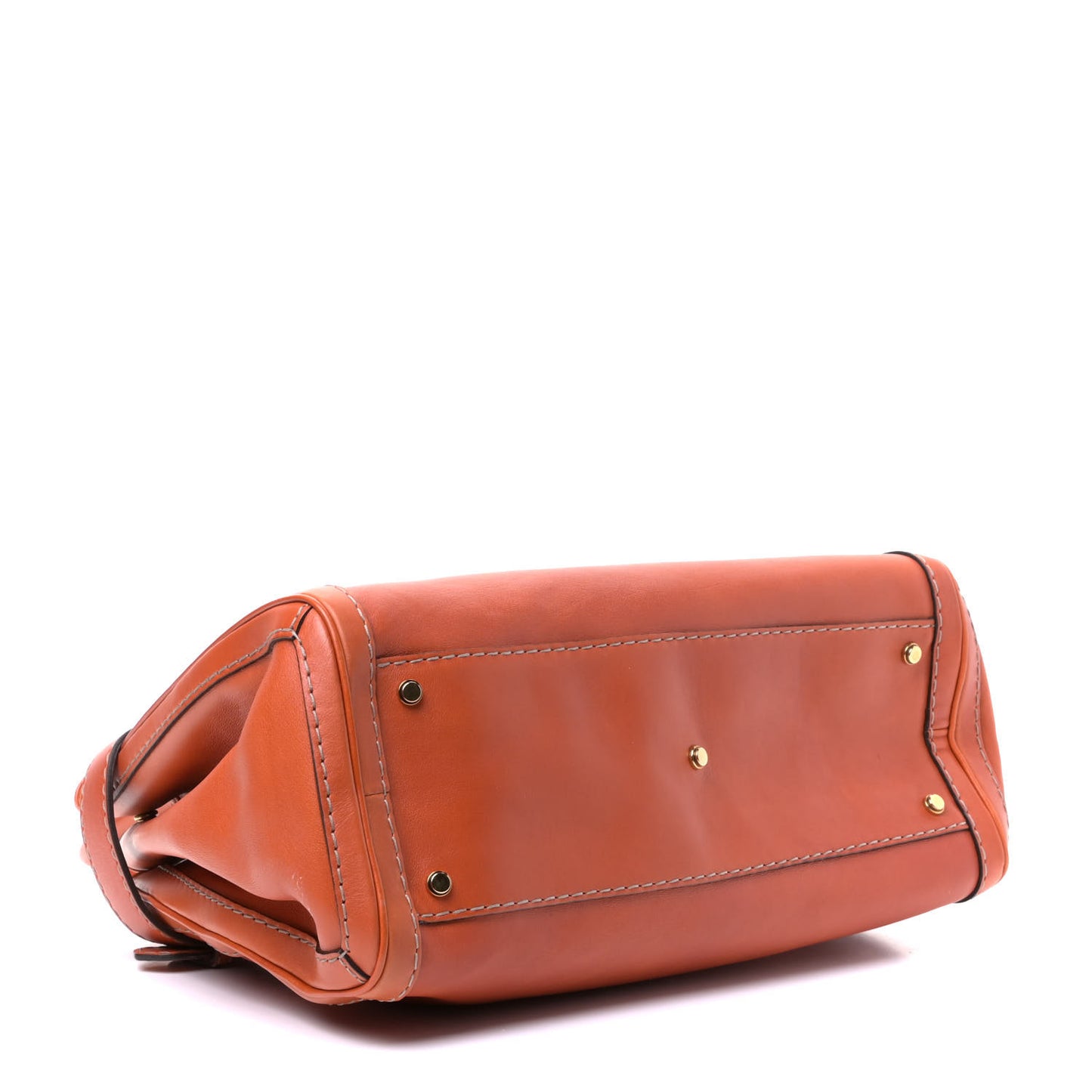 Calfskin Medium GG Running Tote Orange