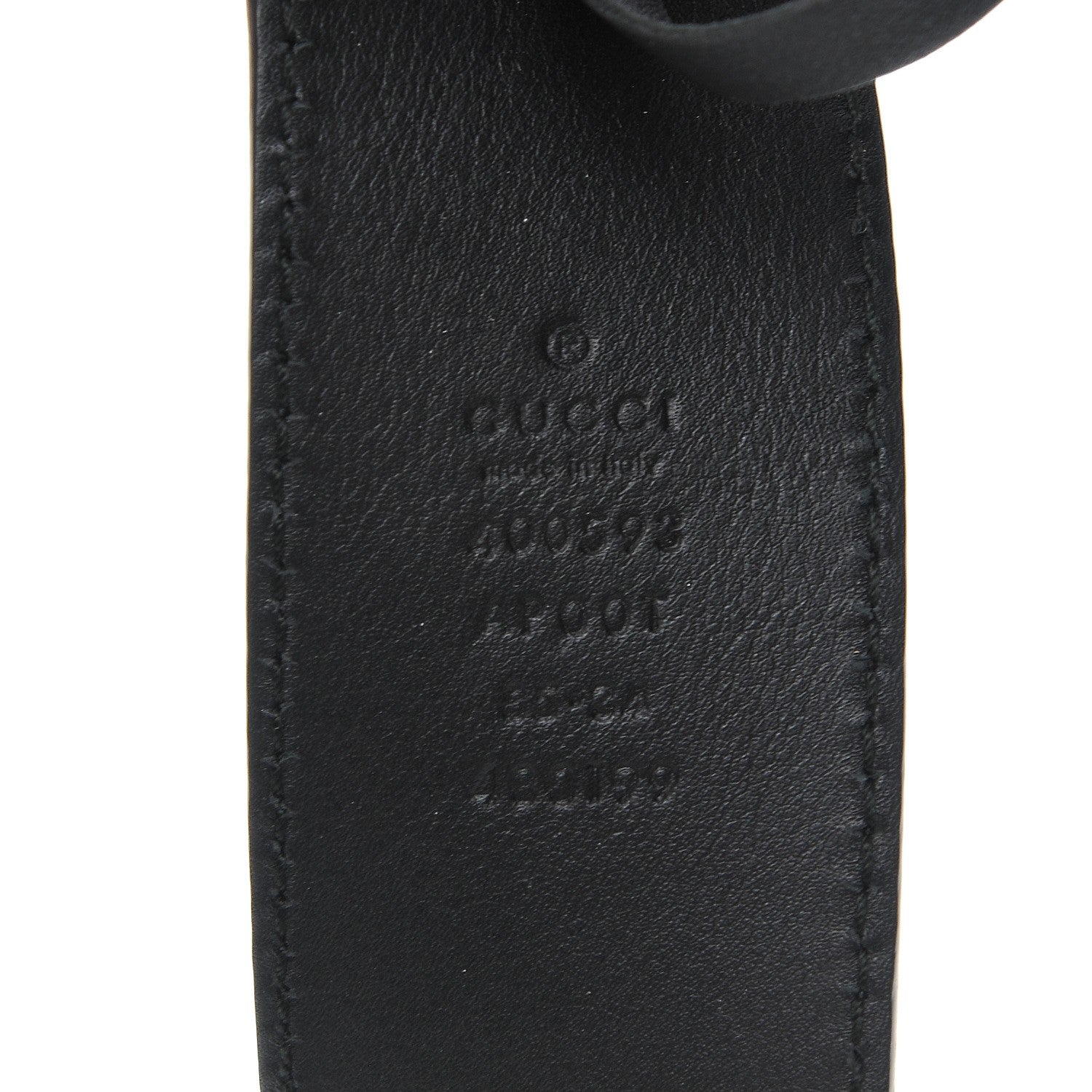 Gucci Calfskin Double G 40mm Belt 85 34 Black 4 of 6