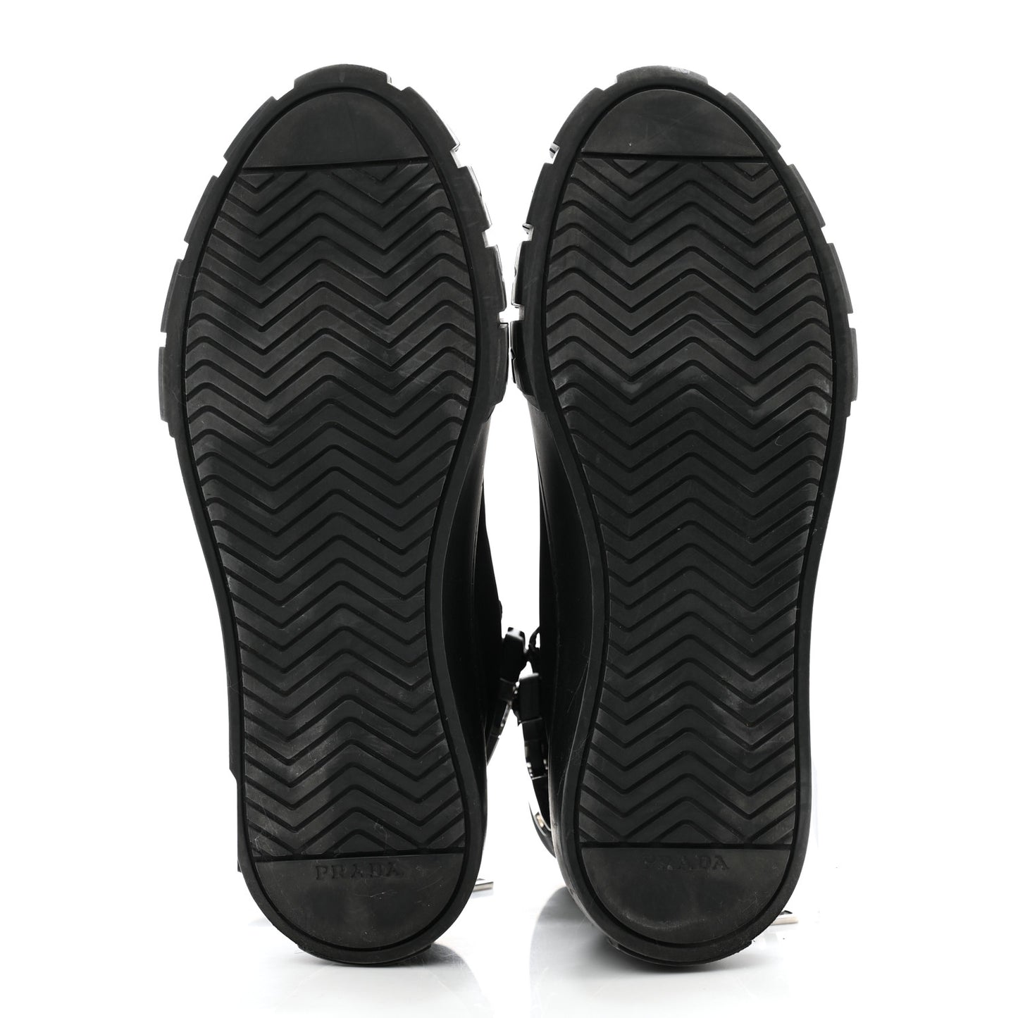 Re-Nylon Gabardine Triangle Womens Wheel Pouch Pocket High Top Sneakers 39 Black
