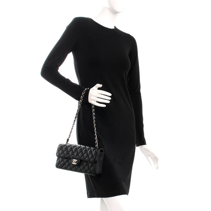 Chanel Caviar Quilted East West Flap Black 2 of 8