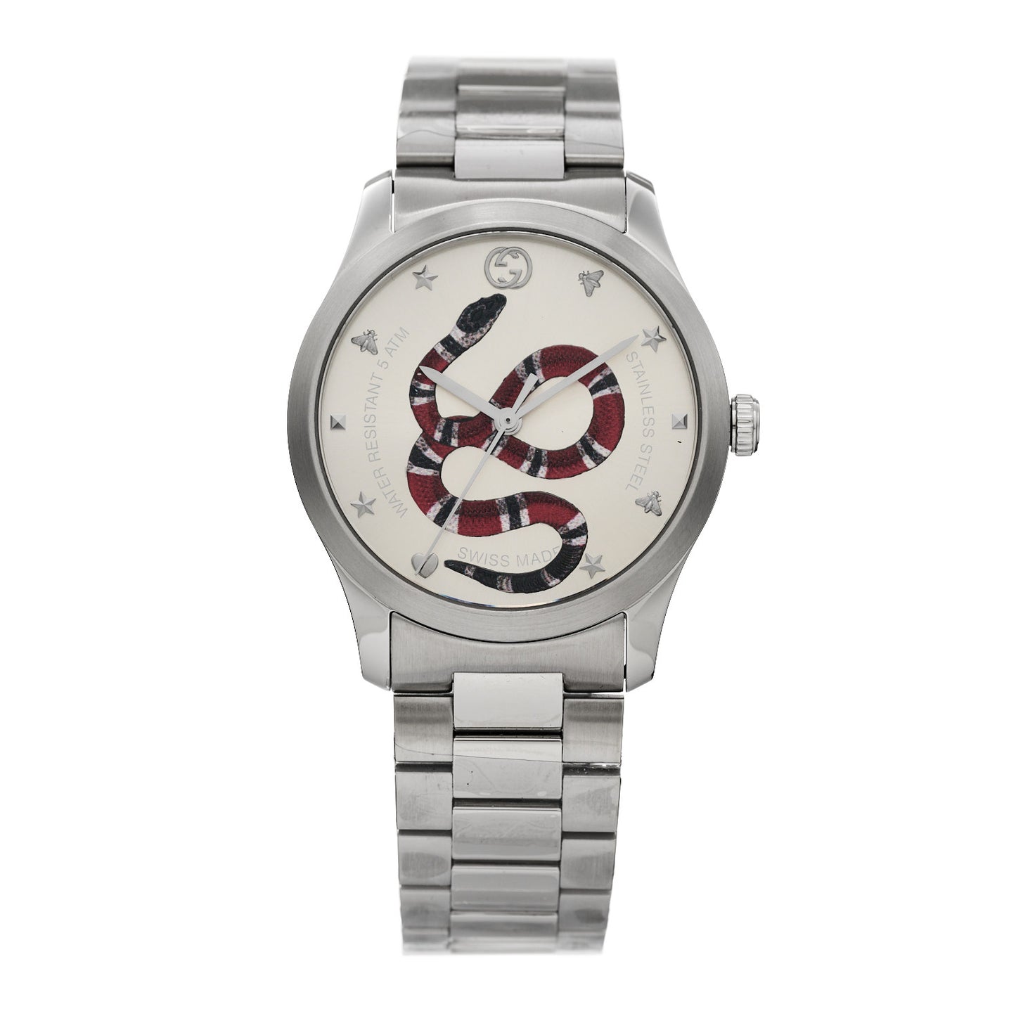 Stainless Steel 38mm G-Timeless Snake Quartz Watch