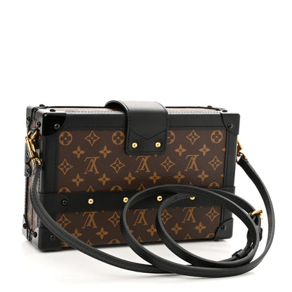 Louis Vuitton Monogram Petite Malle Black 3 of 10