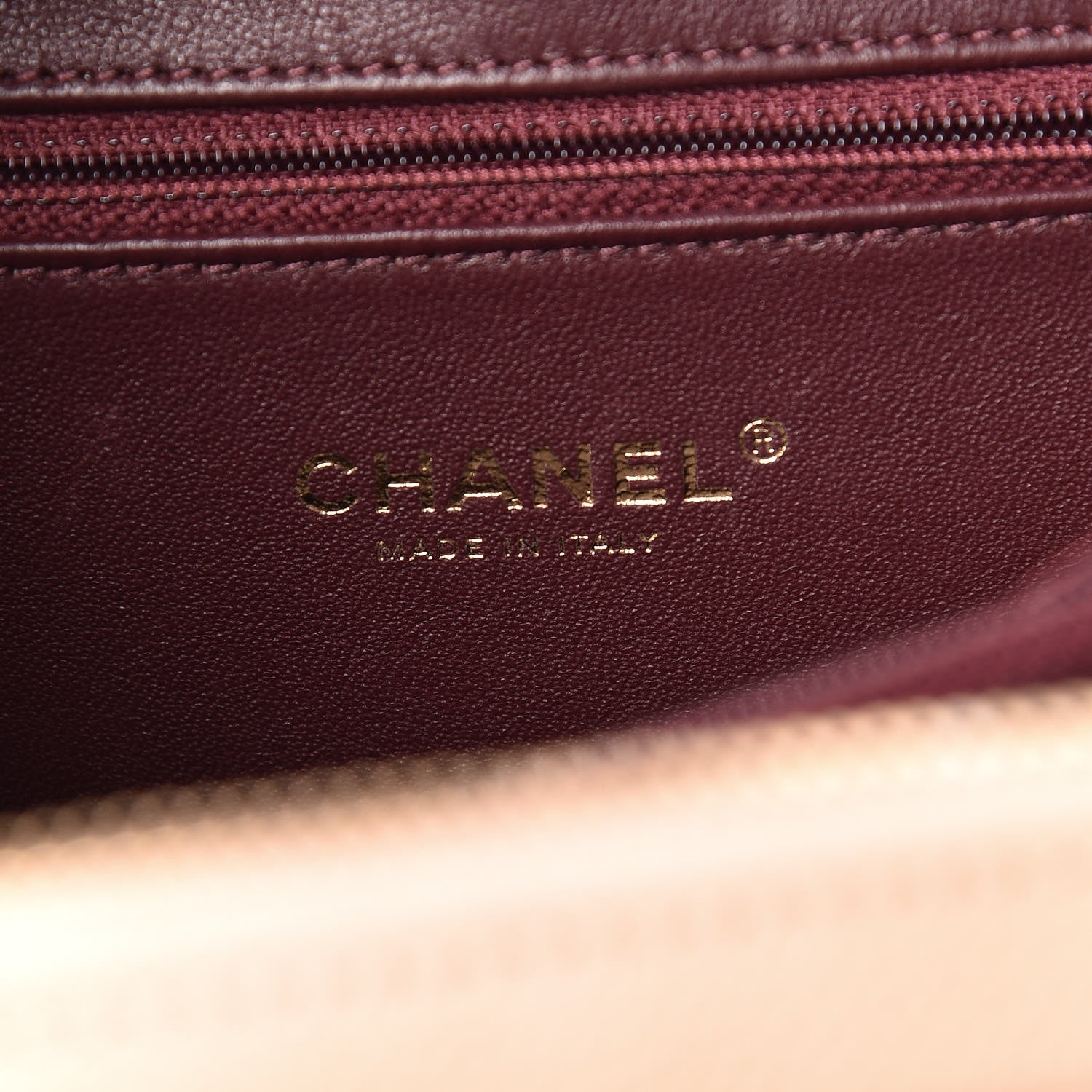 Chanel Caviar Quilted Medium CC Filigree Vanity Case Beige 8 of 12