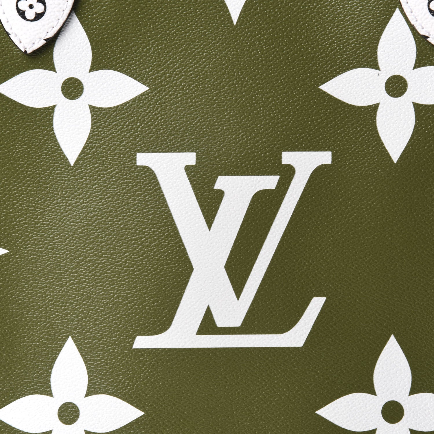 Louis Vuitton Monogram Giant Neverfull MM Kaki 10 of 11