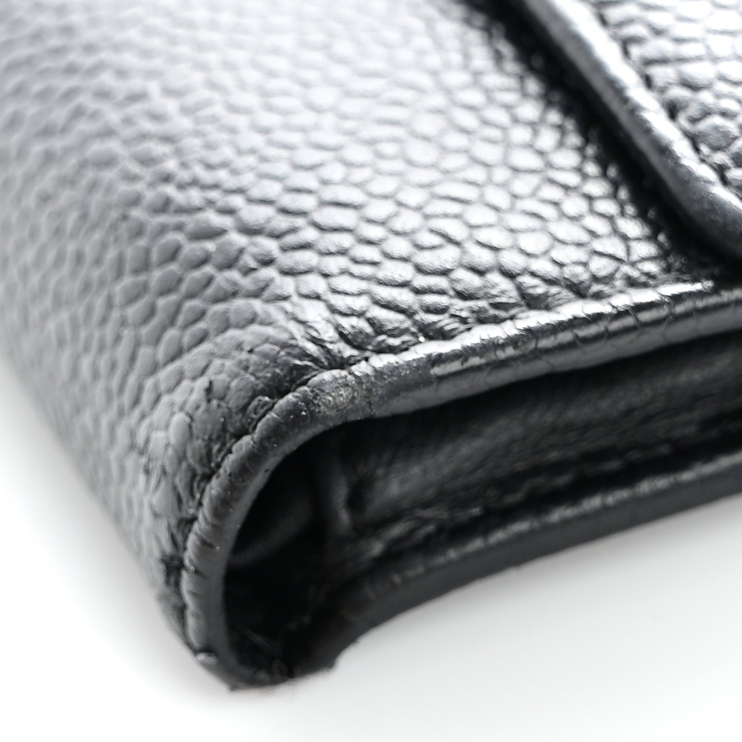 Caviar Timeless CC Flap Wallet Black