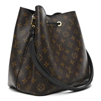 Louis Vuitton Monogram Neonoe MM Black 3 of 15