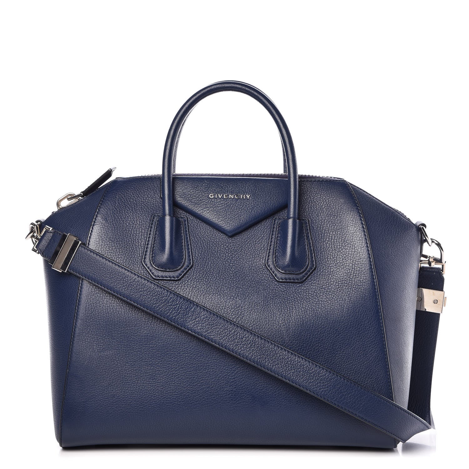 Givenchy Sugar Goatskin Medium Antigona Deep Blue 1 of 11