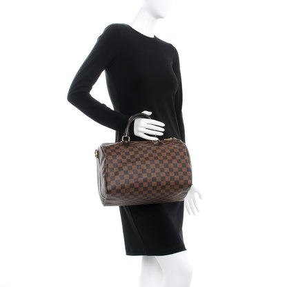 Louis Vuitton Damier Ebene Speedy Bandouliere 30 3 of 9
