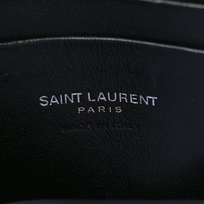 Saint Laurent Grain De Poudre Matelasse Monogram Mini Lou Camera Bag Black 6 of 6