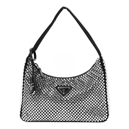Prada Satin Crystal Mini Re-Edition 2000 Bag Cristal 1 of 5