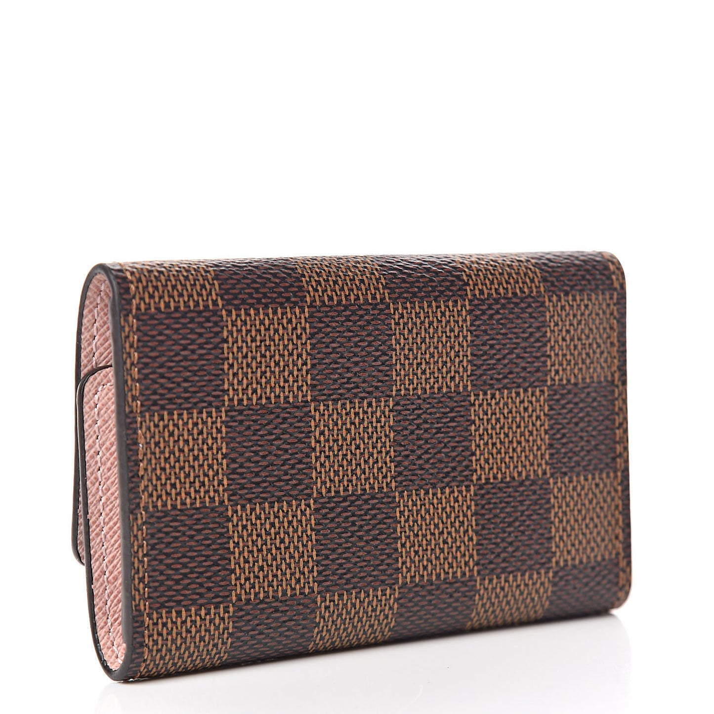 Damier Ebene Multicles 6 Key Holder Rose Ballerine