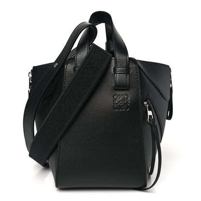 Loewe Soft Grained Calfskin Compact Hammock Shoulder Bag Black 1 of 9