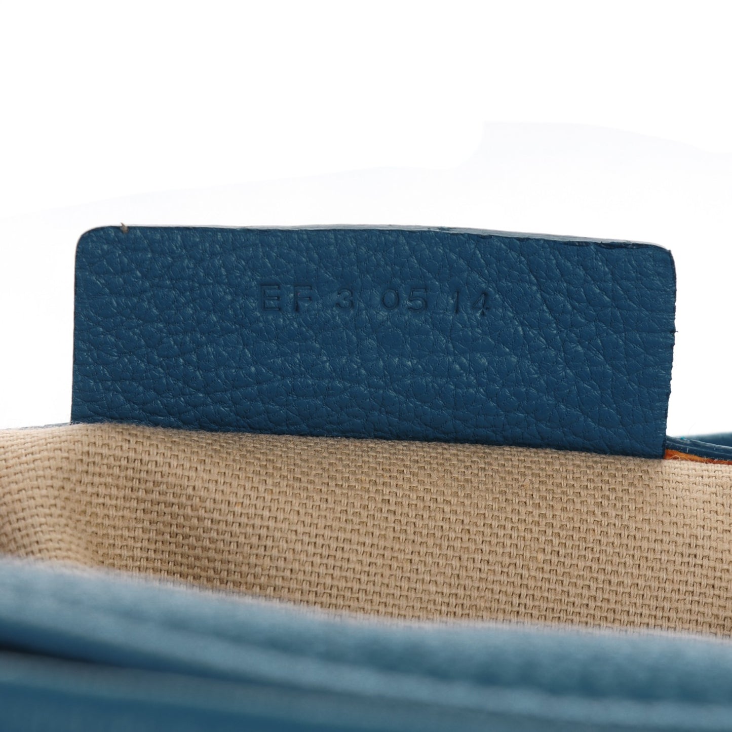 Sugar Goatskin Mini Pandora Medium Blue