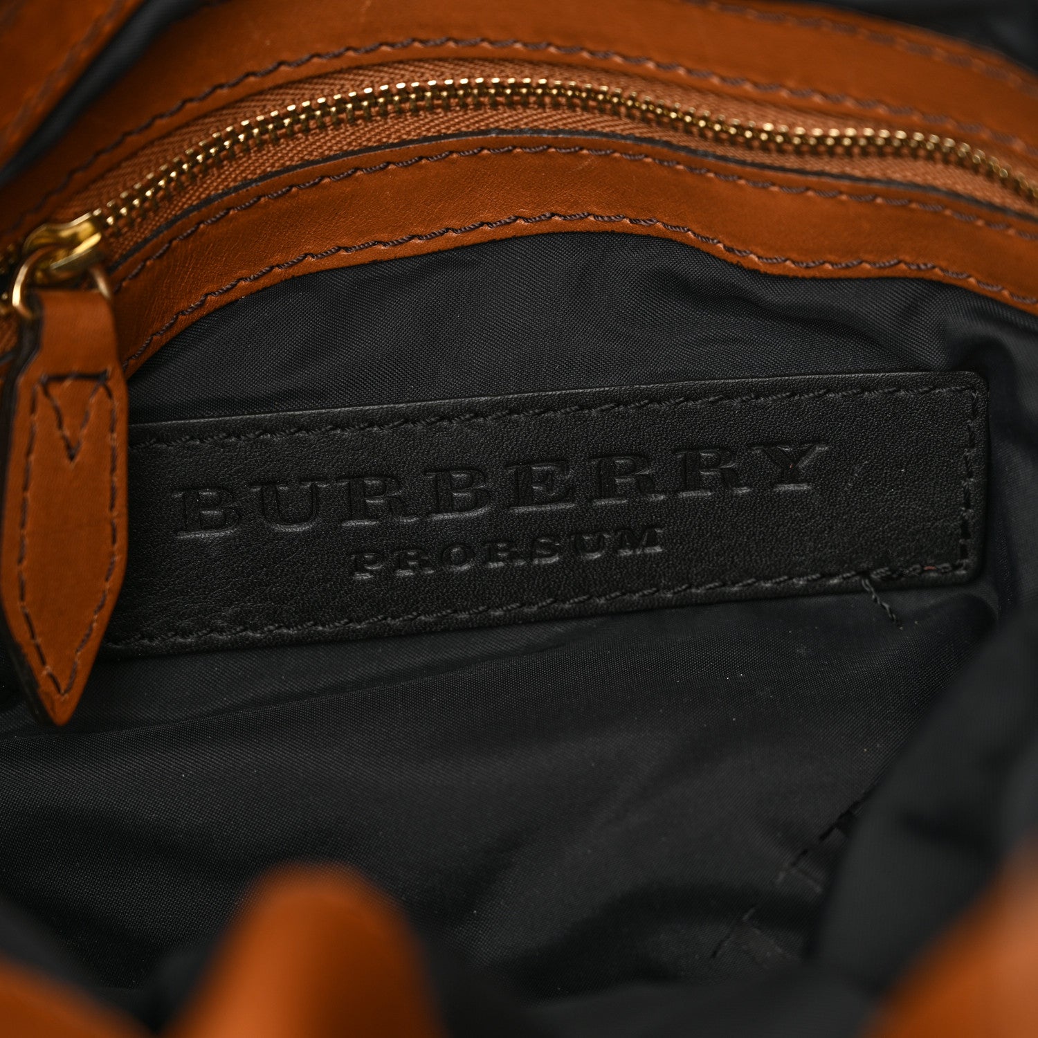 Burberry Bridle Calfskin House Check Whipstitch Tote 12 of 14