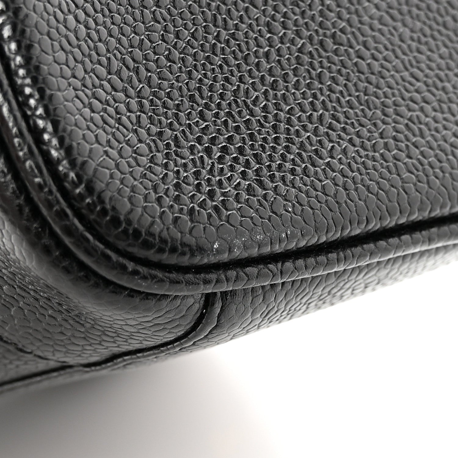 Chanel Caviar Vanity Cosmetic Case Black 10 of 10