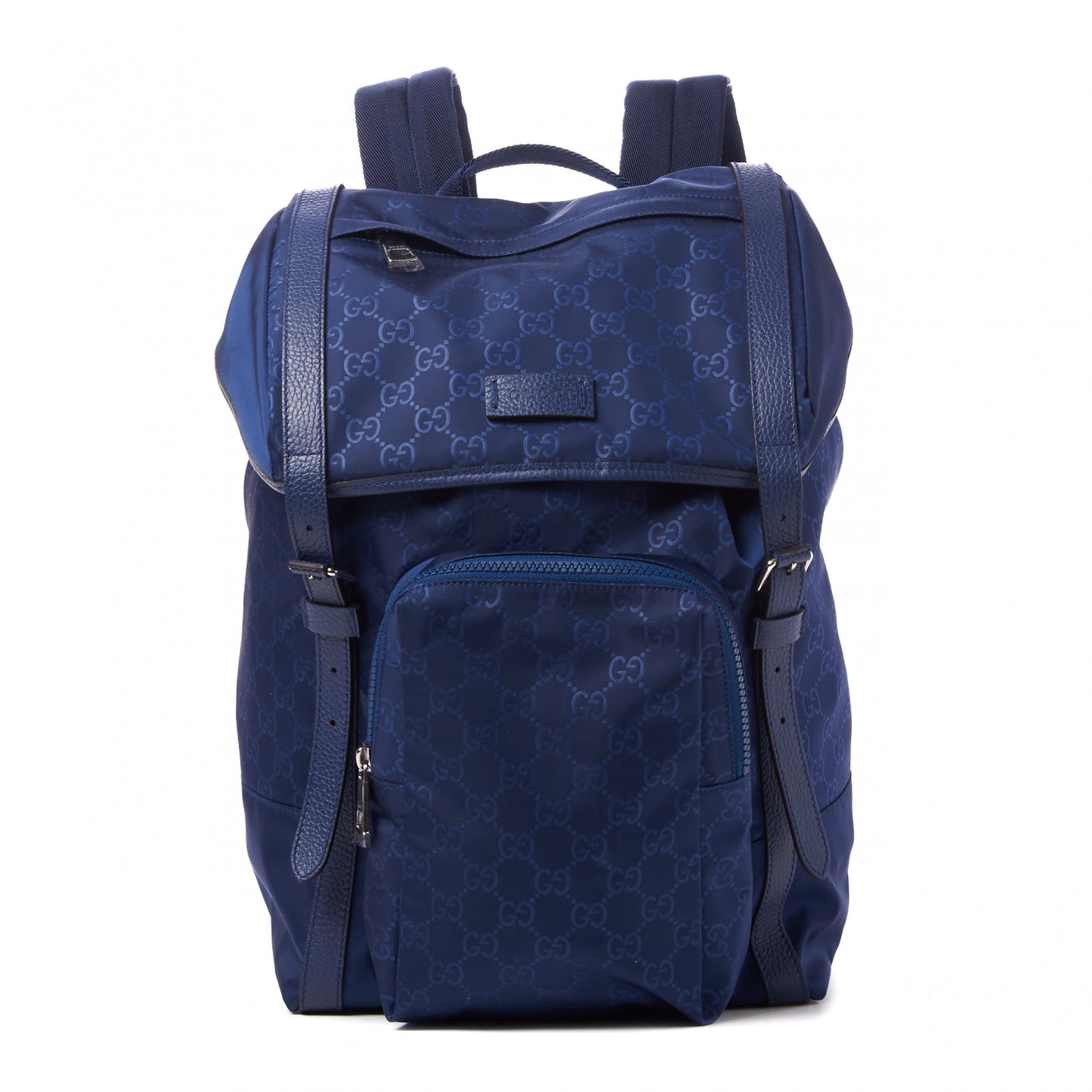 Nylon Monogram Medium Light Double Buckle Backpack Tide