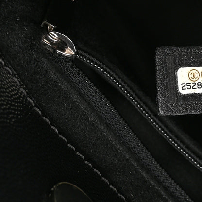 Chanel Caviar Small Studded Deauville Tote Black 7 of 10