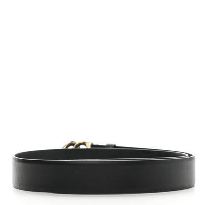 Chanel Calfskin Crystal Metal Quilted CC Belt 80 32 Black 2 of 8