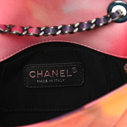Chanel Printed Lambskin Quilted Mini Flower Power Flap 6 of 11