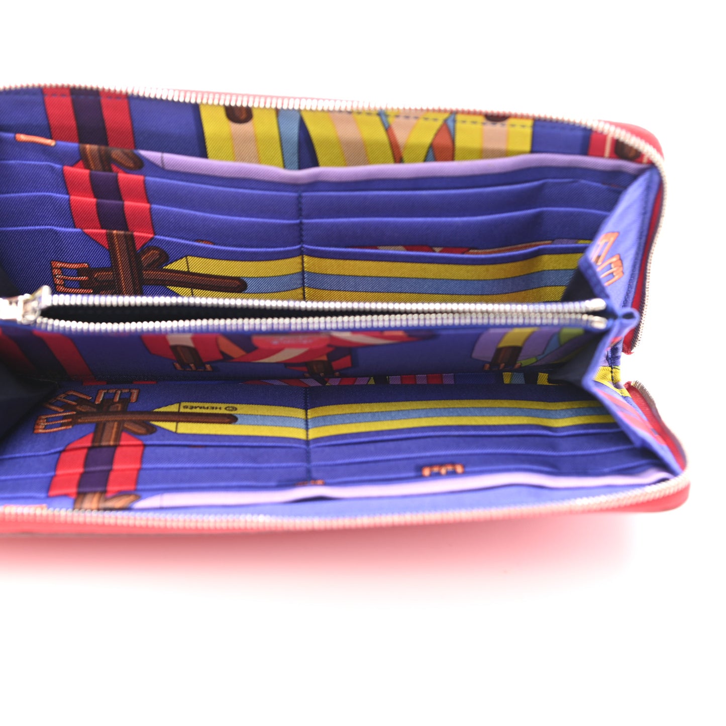 Epsom Silk'In Wallet Bougainvillea