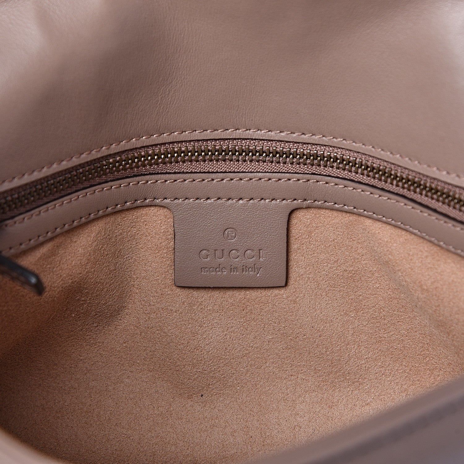 Gucci Calfskin Matelasse Small GG Marmont Shoulder Bag Porcelain Rose 6 of 14