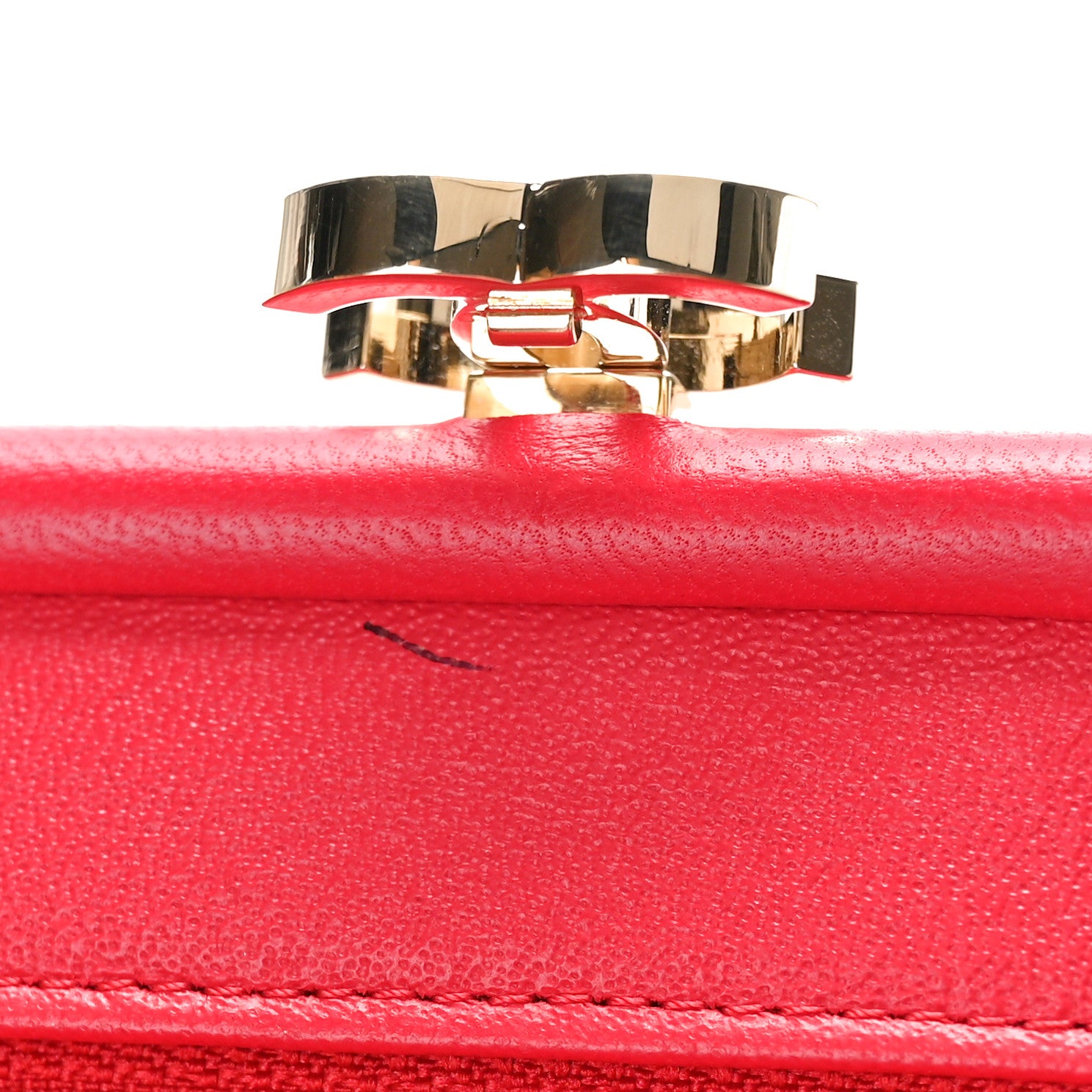 Chanel Lambskin Quilted Timeless Clutch Fuchsia 11 of 11