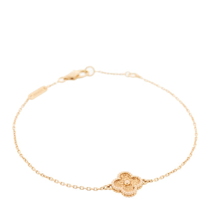 Van Cleef & Arpels 18K Rose Gold Sweet Alhambra Bracelet 1 of 5