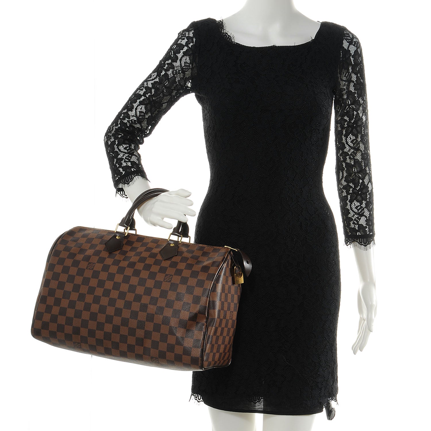 Louis Vuitton Damier Ebene Speedy 35 2 of 8
