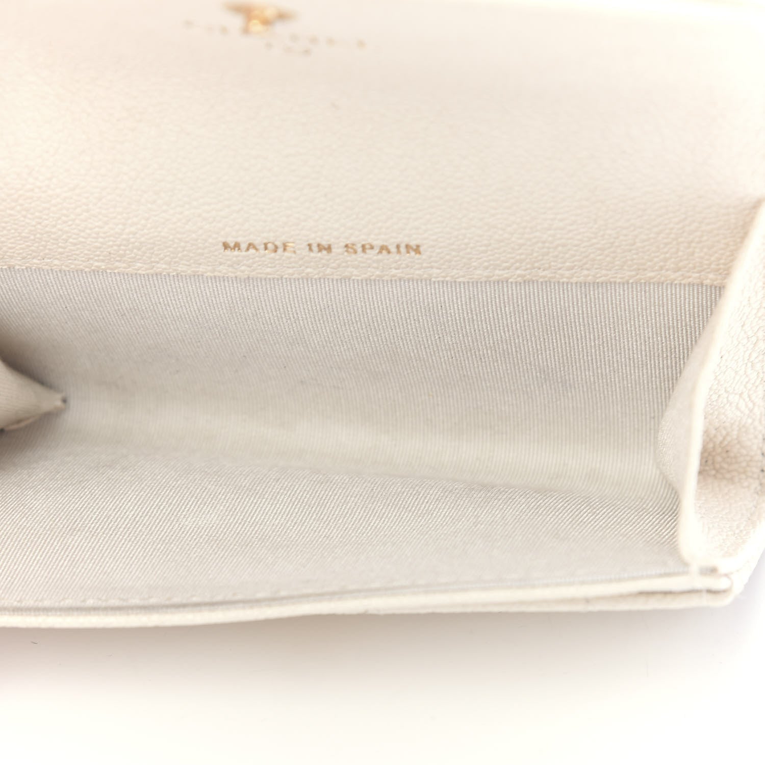 Chanel Caviar Quilted Boy Flap Card Holder White 5 of 11