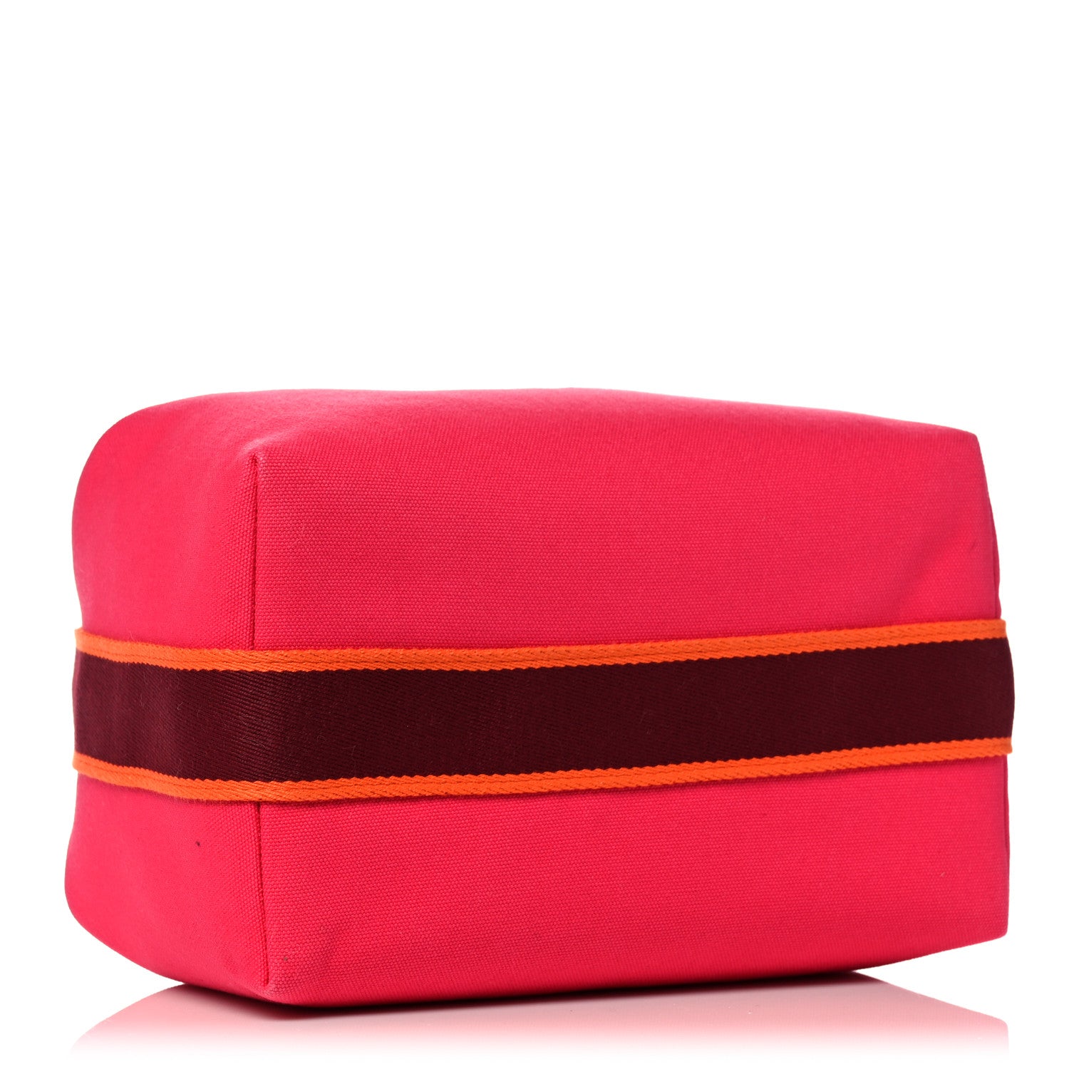 Hermes Canvas Large Bride-A-Brac Pouch Hibiscus 4 of 10