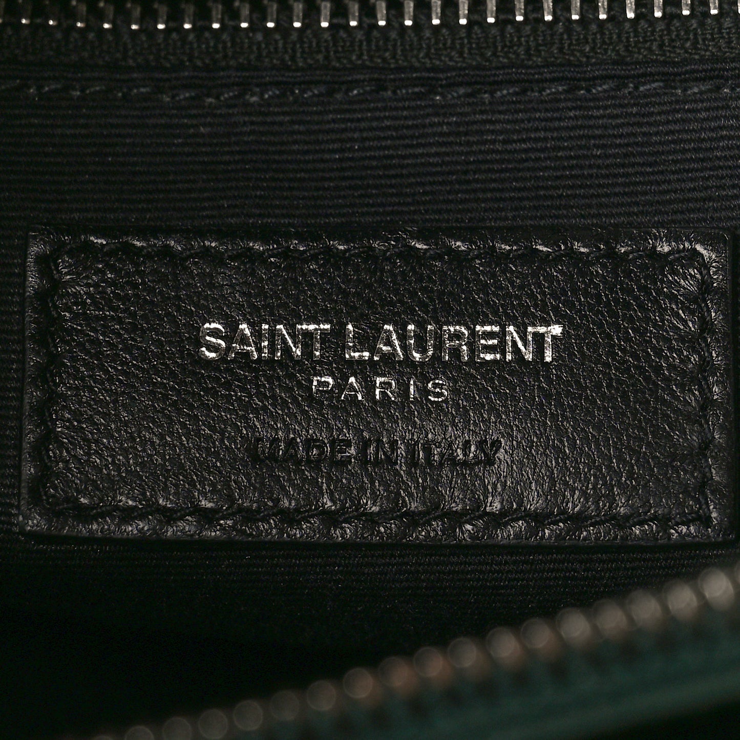 Calfskin Y Quilted Monogram Medium Loulou Chain Satchel Dark Leaf