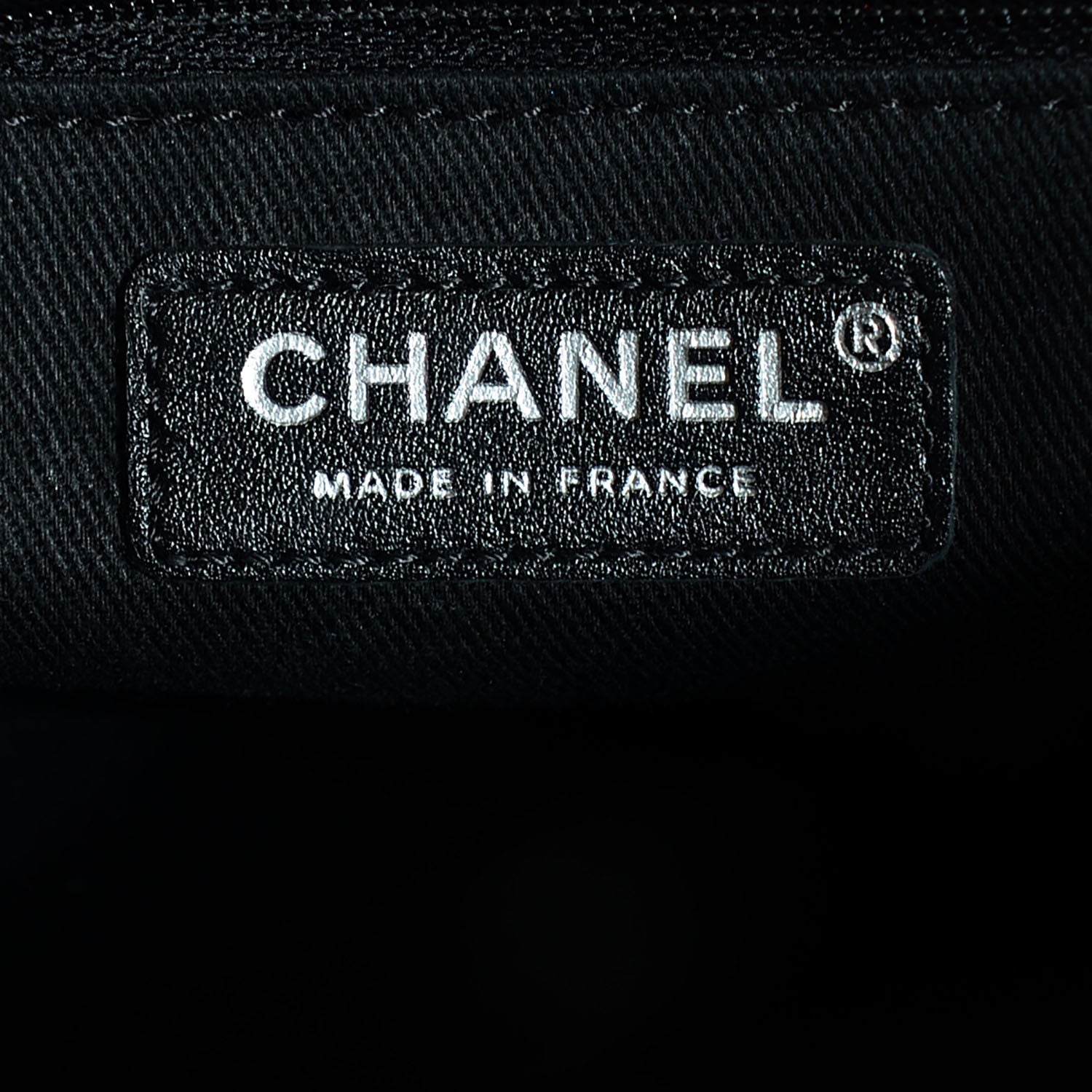 Chanel Calfskin Quilted Medium Flap Navy Black 6 of 8