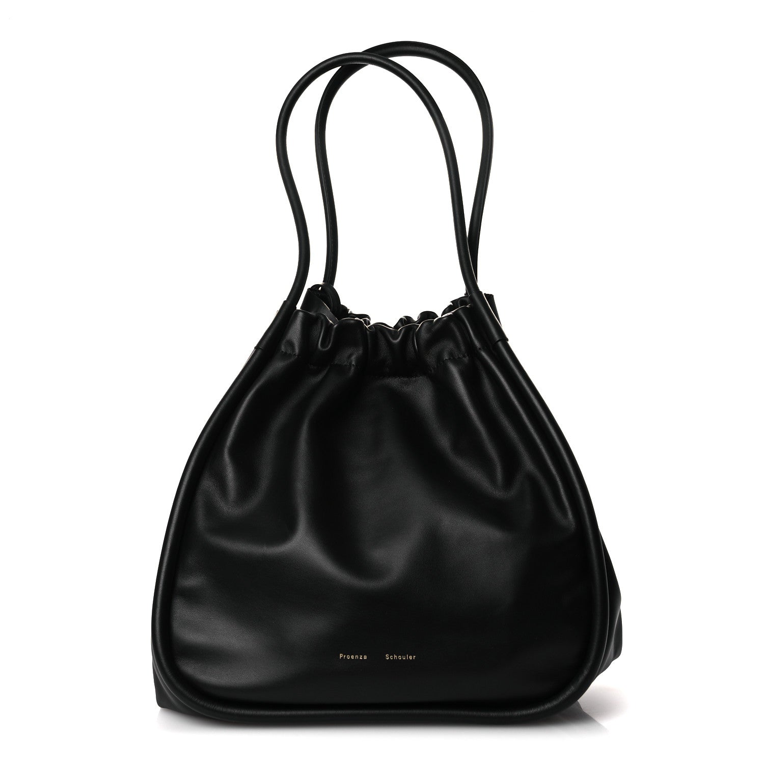 Proenza Schouler Calfskin XL Ruched Tote Black 1 of 12