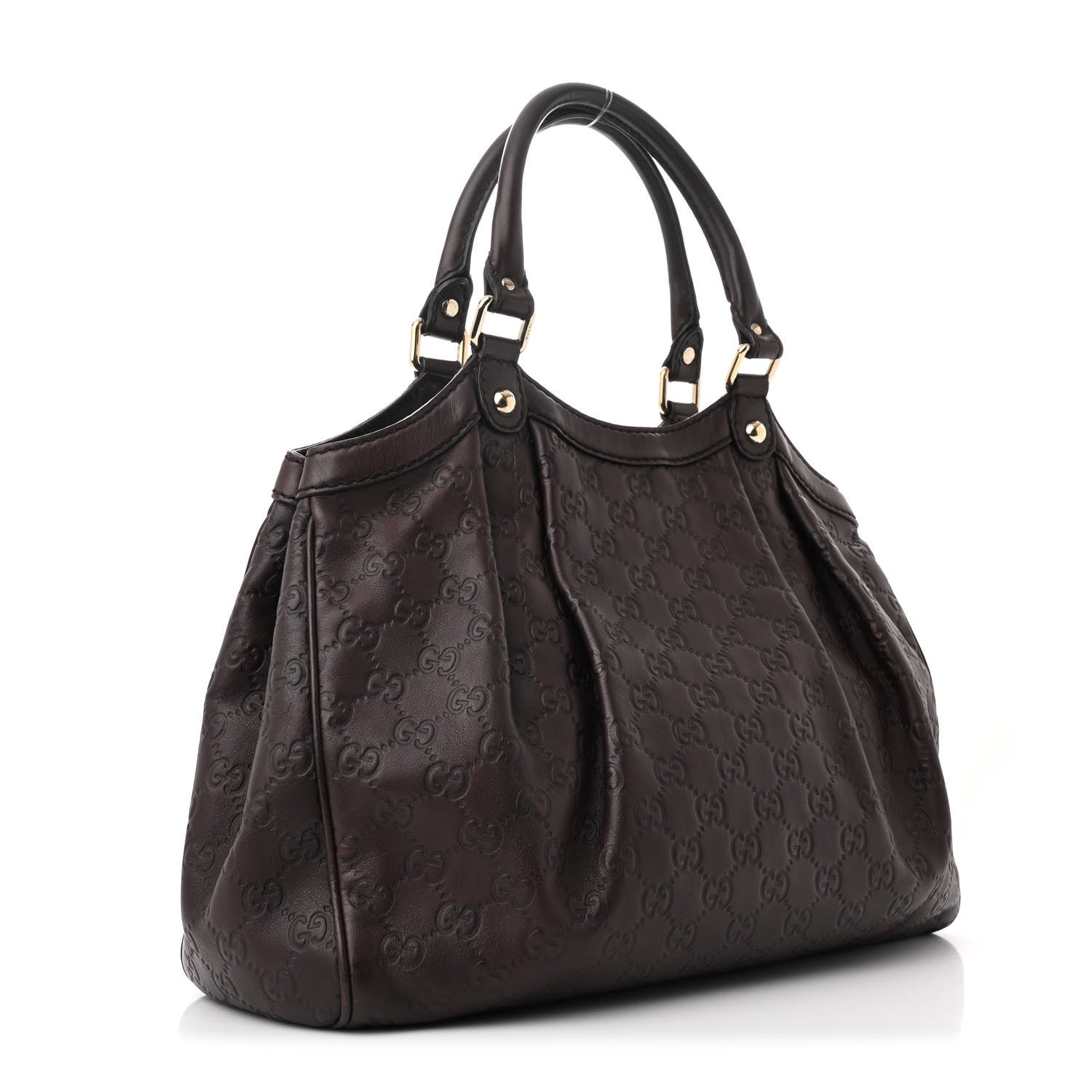 Gucci Guccissima Medium Sukey Tote  Brown 3 of 11
