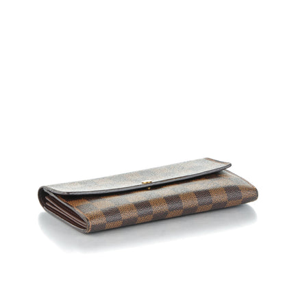 Louis Vuitton Damier Ebene Sarah Wallet 4 of 7