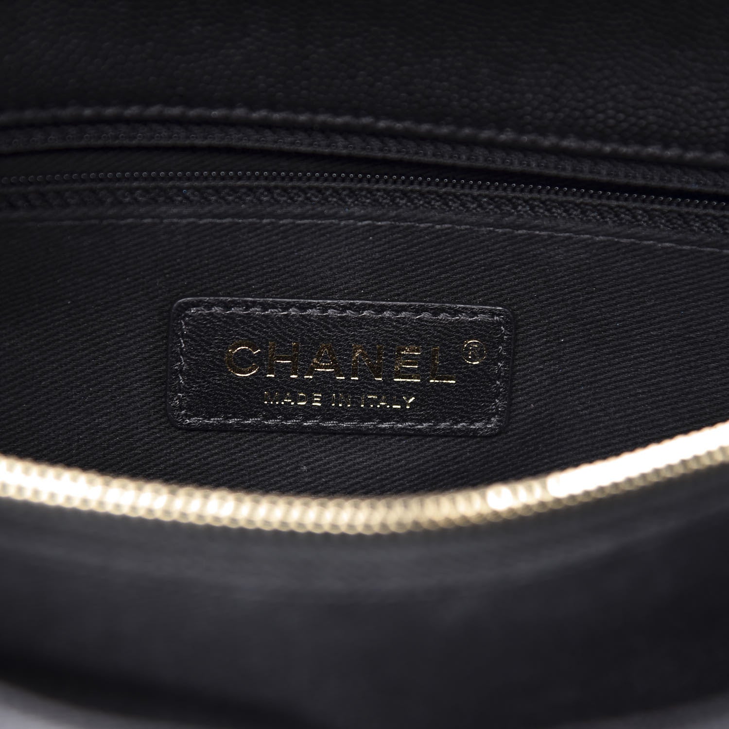 Chanel Caviar Lizard Embossed Quilted Small Coco Handle Flap Black 7 of 10