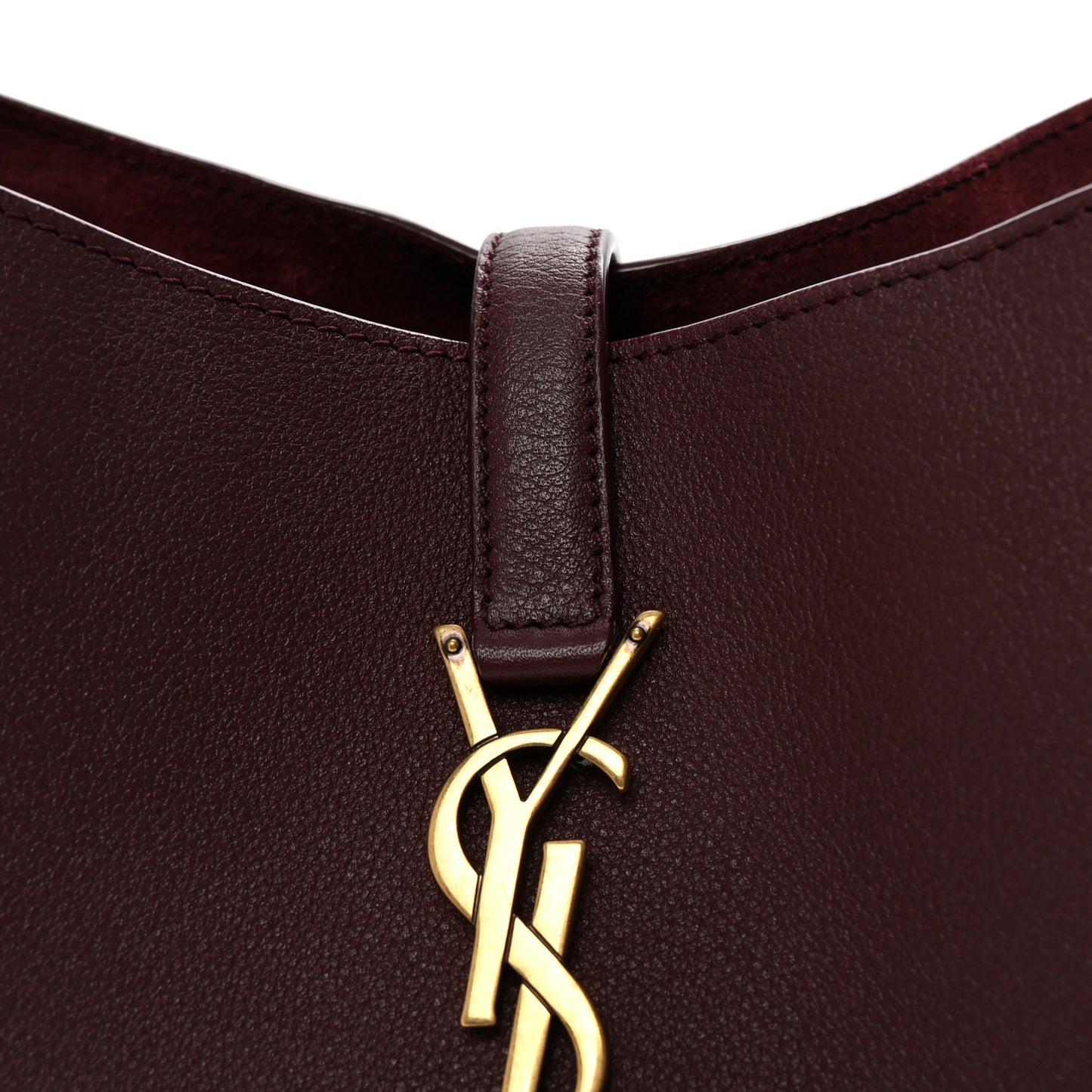 Smooth Calfskin Small Le 5 A 7 Soft Hobo Rouge Legion