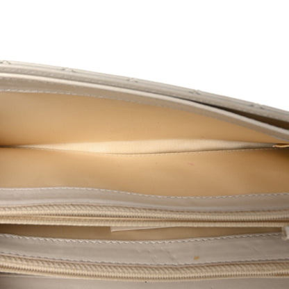Chanel Lambskin Quilted Chain Clutch Flap White 6 of 12