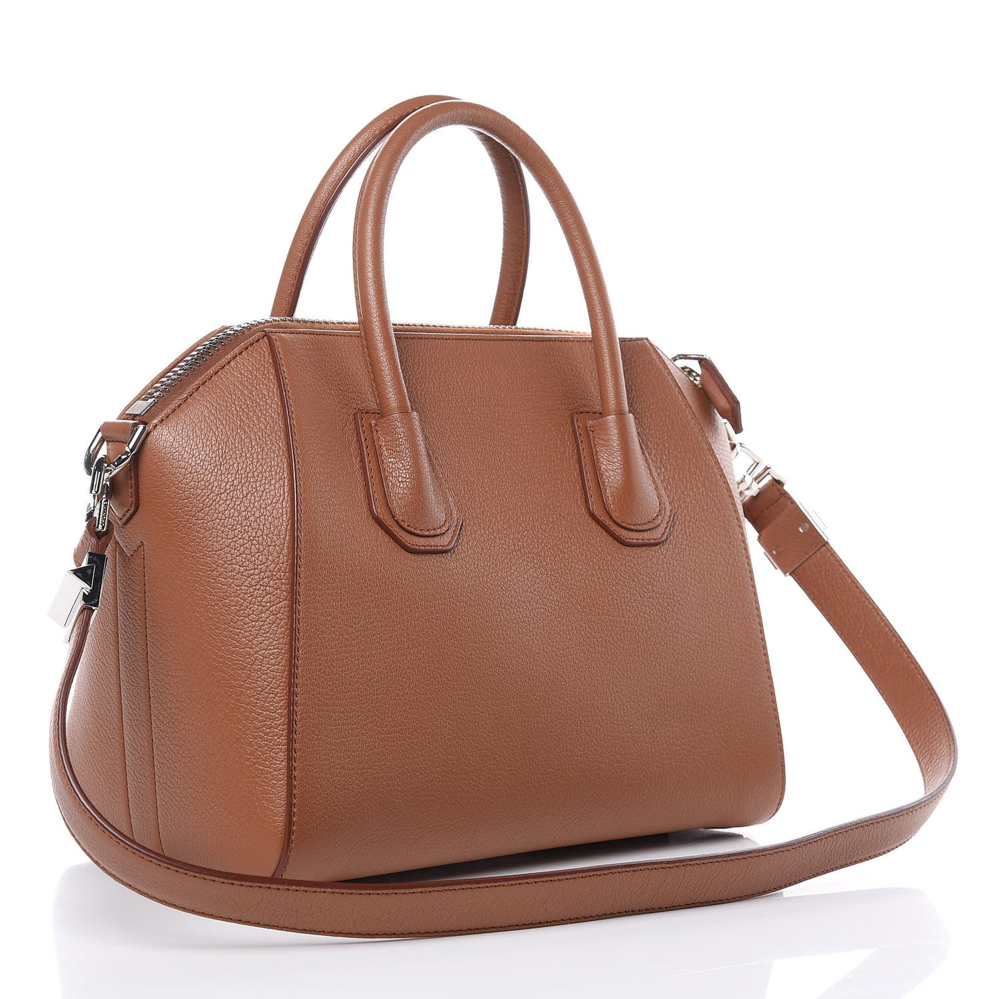 Sugar Goatskin Small Antigona Cognac