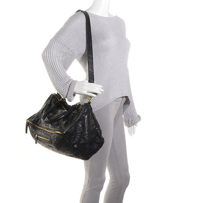 Givenchy Tumbled Sheepskin Large Pandora Bag Black 2 of 8