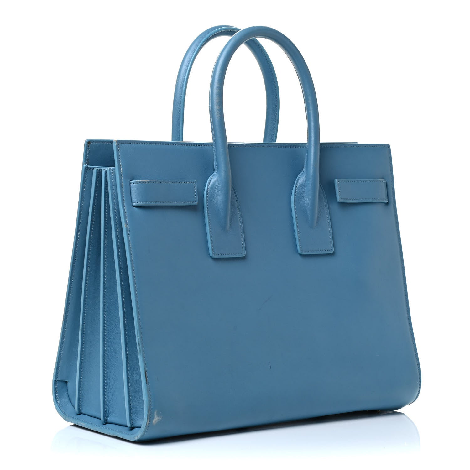 Saint Laurent Calfskin Small Sac De Jour Light Blue 3 of 22