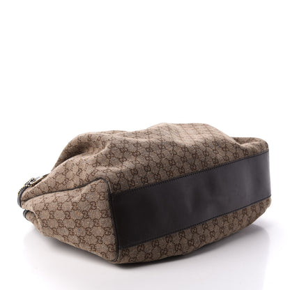 Gucci Monogram Large Sukey Tote Dark Brown 4 of 13