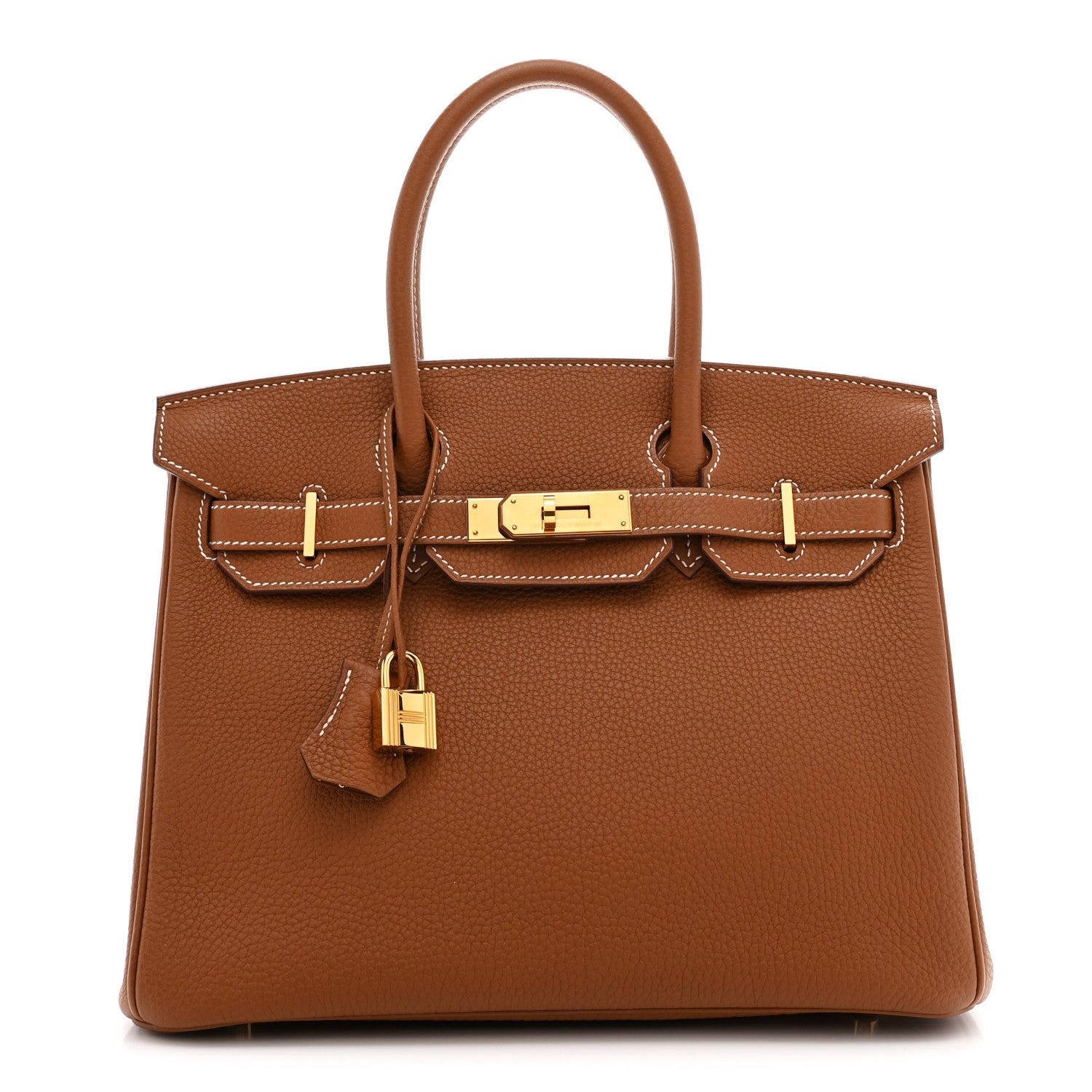 Hermes Togo Birkin 30 Gold 1 of 11